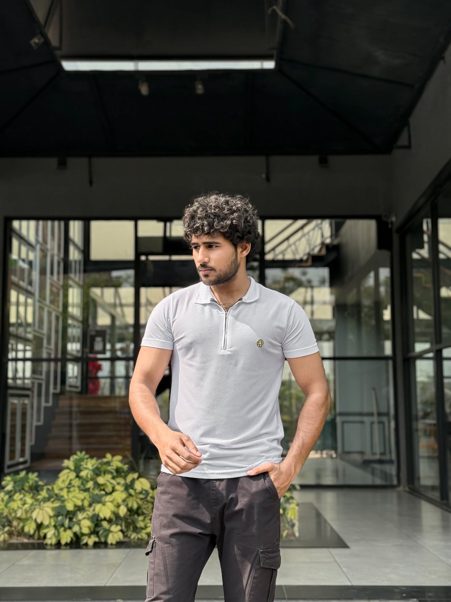 Mesh Polo Shirt